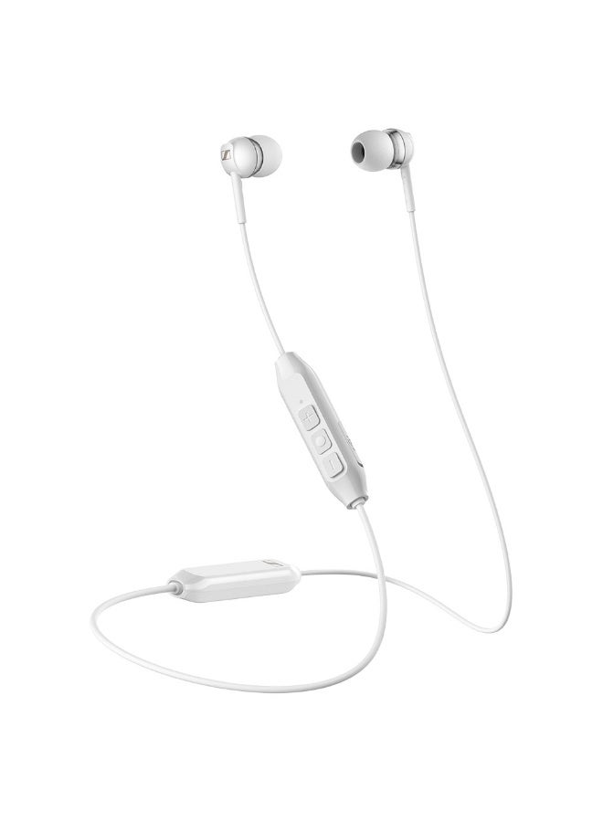 سنهيسر سماعة Sennheiser CX 150BT اللاسلكية بتقنية البلوتوث 5.0 - عمر بطارية يصل إلى 10 ساعات، شحن سريع عبر USB-C، إمكانية الاتصال بجهازين - أبيض - Image 1